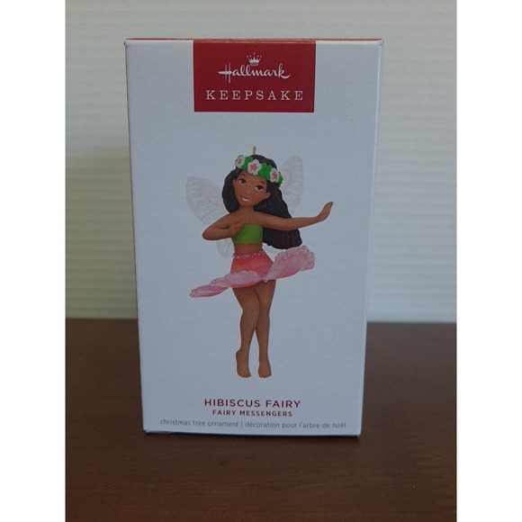 NIB 2024‎ Hallmark Keepsake Ornament HIBISCUS FAIRY #20 FAIRY Messengers - Picture 1 of 6